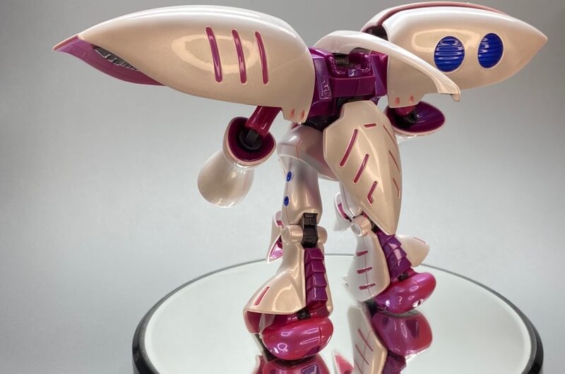 i^phone11ProMAXで撮影したHGUCキュベレイの完成品写真