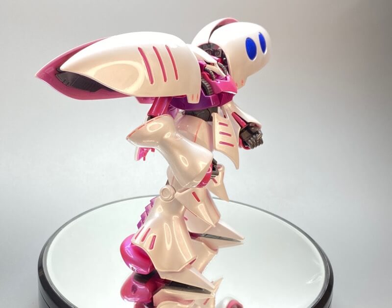 i^phone11ProMAXで撮影したHGUCキュベレイの完成品写真