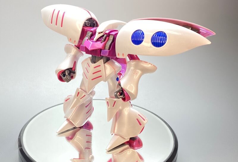 i^phone11ProMAXで撮影したHGUCキュベレイの完成品写真