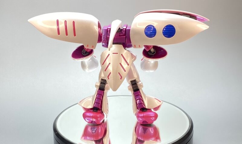 i^phone11ProMAXで撮影したHGUCキュベレイの完成品写真