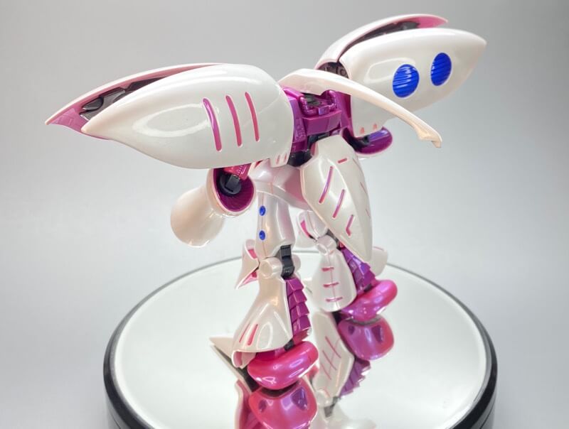 i^phone11ProMAXで撮影したHGUCキュベレイの完成品写真