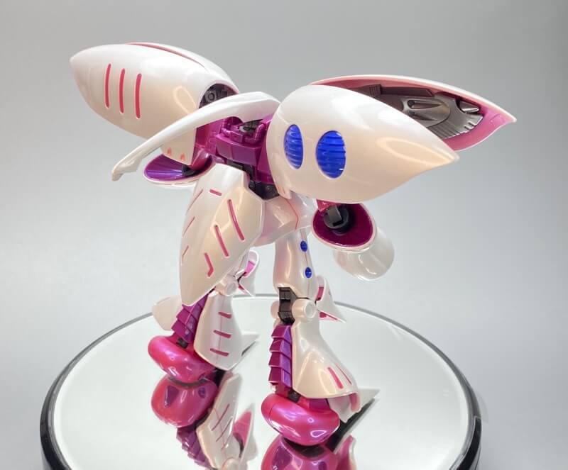 i^phone11ProMAXで撮影したHGUCキュベレイの完成品写真