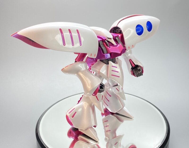 i^phone11ProMAXで撮影したHGUCキュベレイの完成品写真