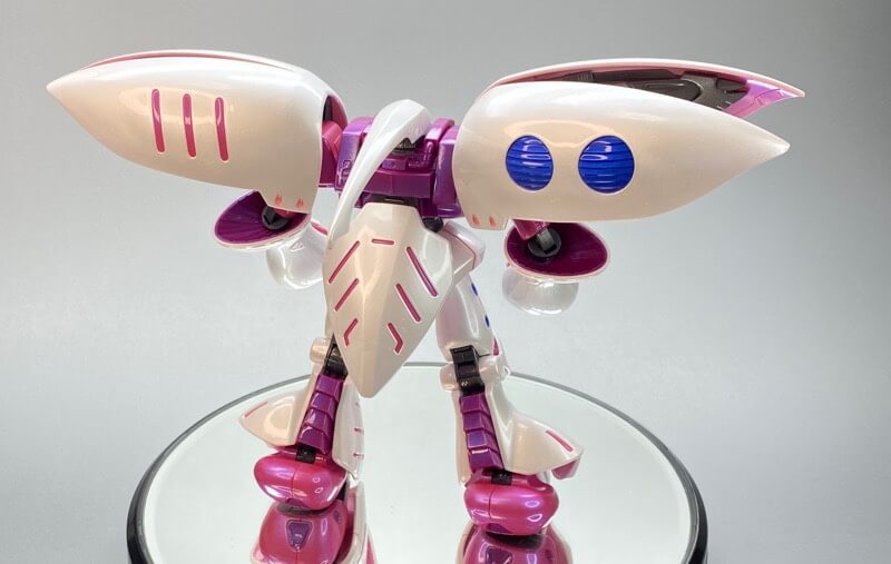 i^phone11ProMAXで撮影したHGUCキュベレイの完成品写真