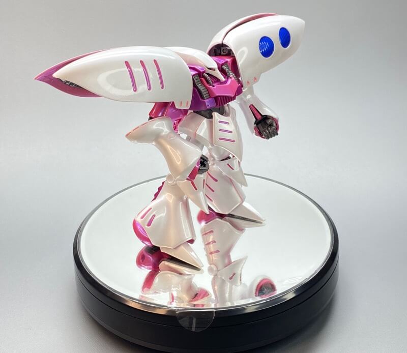 i^phone11ProMAXで撮影したHGUCキュベレイの完成品写真
