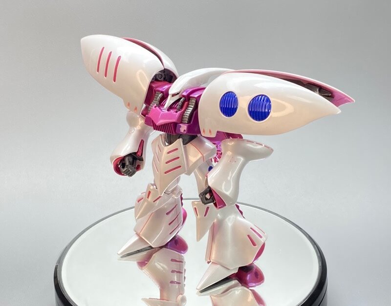 i^phone11ProMAXで撮影したHGUCキュベレイの完成品写真