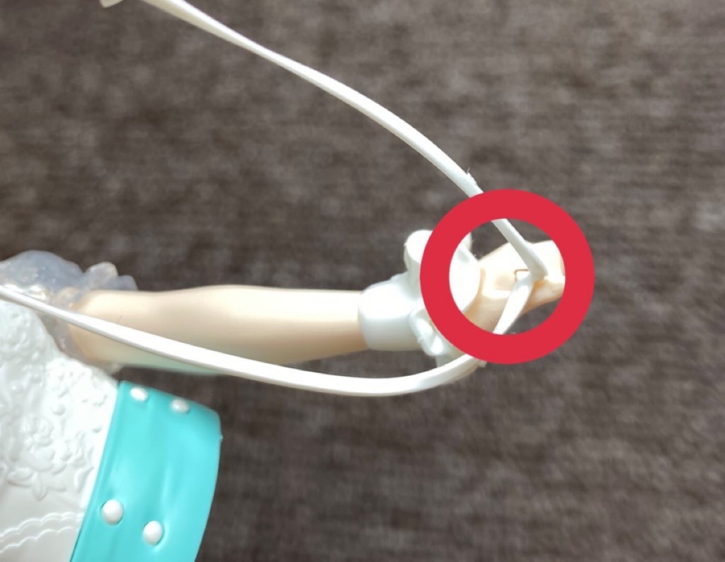 バンダイフィギュアライズラボ第三弾「南ことりちゃん」のハートの接続部3