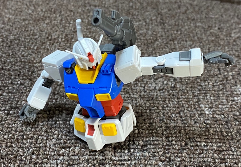 機動戦士ガンダムジ・オリジンHG026番「ガンダム」の上半身とこし