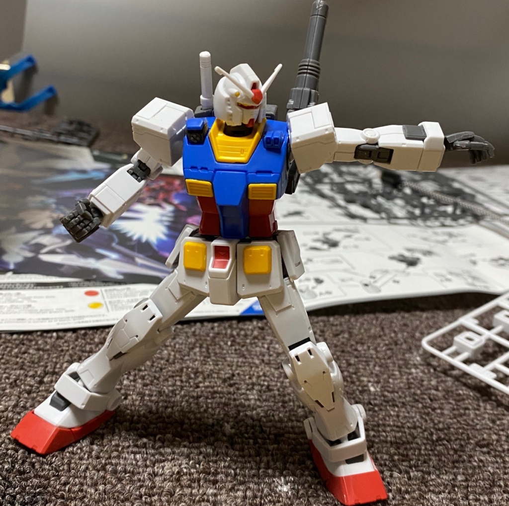 機動戦士ガンダムジ・オリジンHG026番「ガンダム」の本体完成