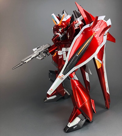 ガンダムシードセイバーガンダムパール塗装済み完成品