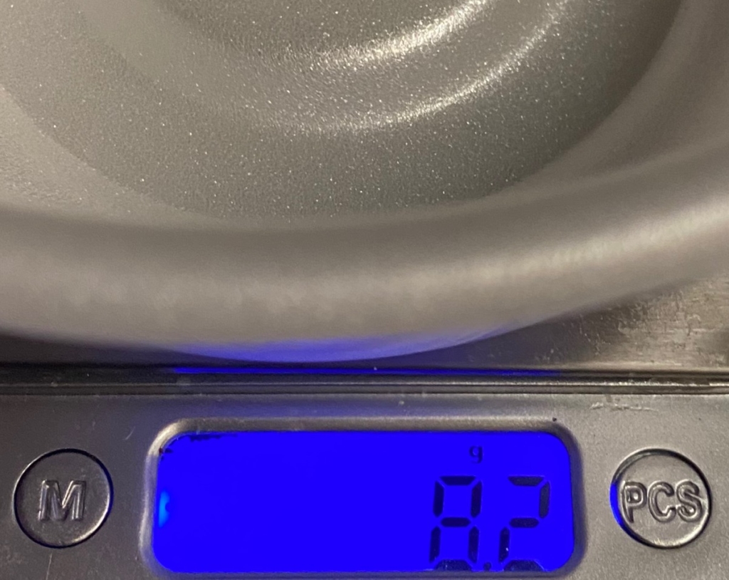 ハートフルぶっかけうどんカレーのケースの重量