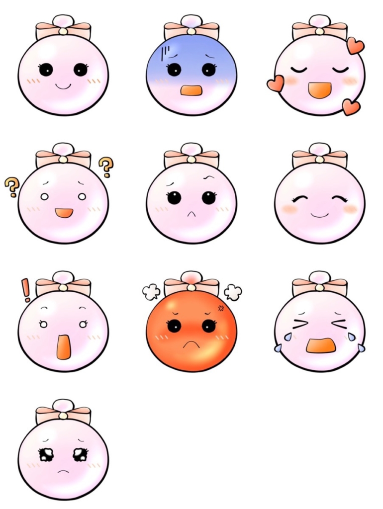 パールちゃん表情一覧