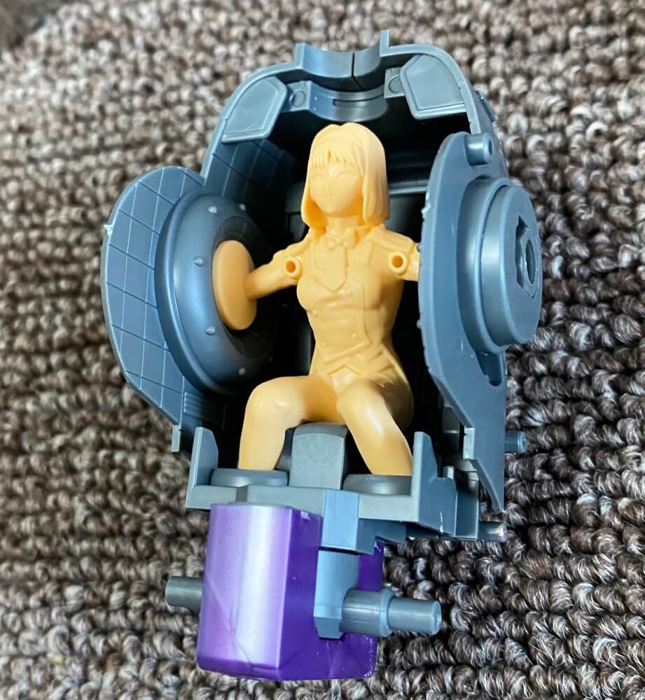 サクラ大戦2バンダイHG光武改「神崎すみれ機」の胴体作成