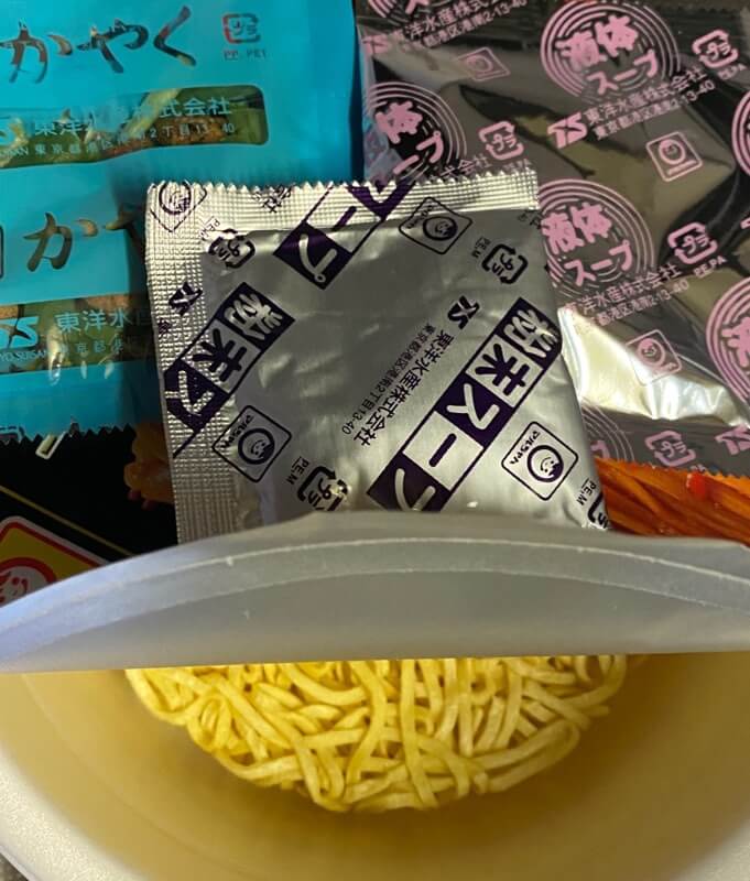マルちゃん正麺台湾まぜそばの内容物