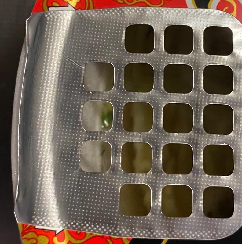 マルちゃん正麺台湾まぜそばの湯きり口