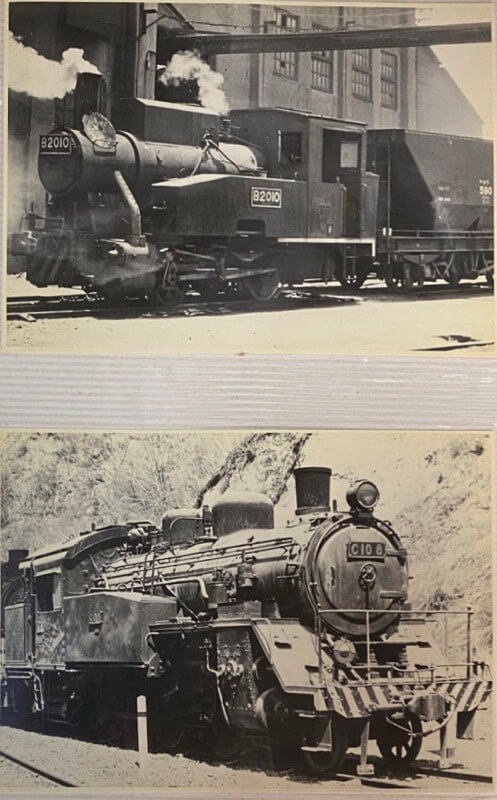 昭和のSL白黒写真