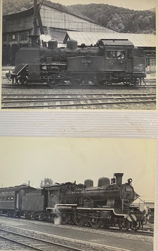 昭和のSL白黒写真