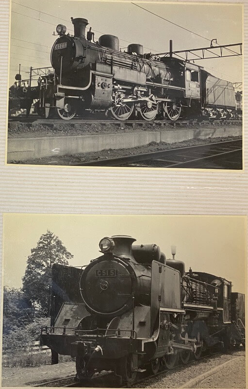 昭和のSL白黒写真