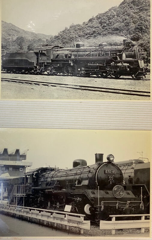 昭和のSL白黒写真