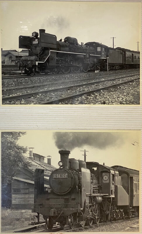 昭和のSL白黒写真