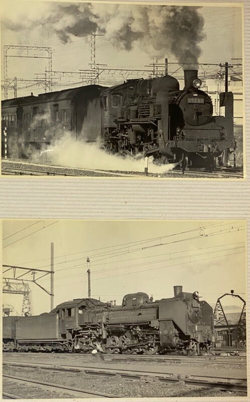 昭和のSL白黒写真