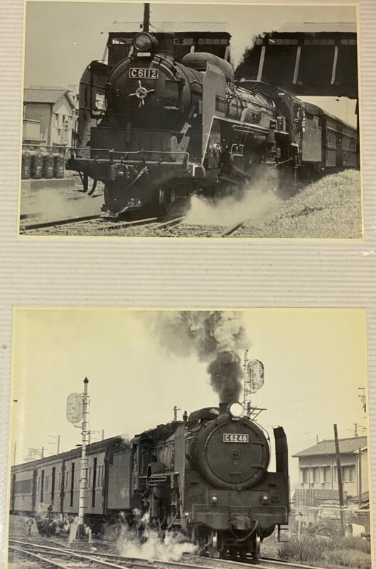 昭和のSL白黒写真