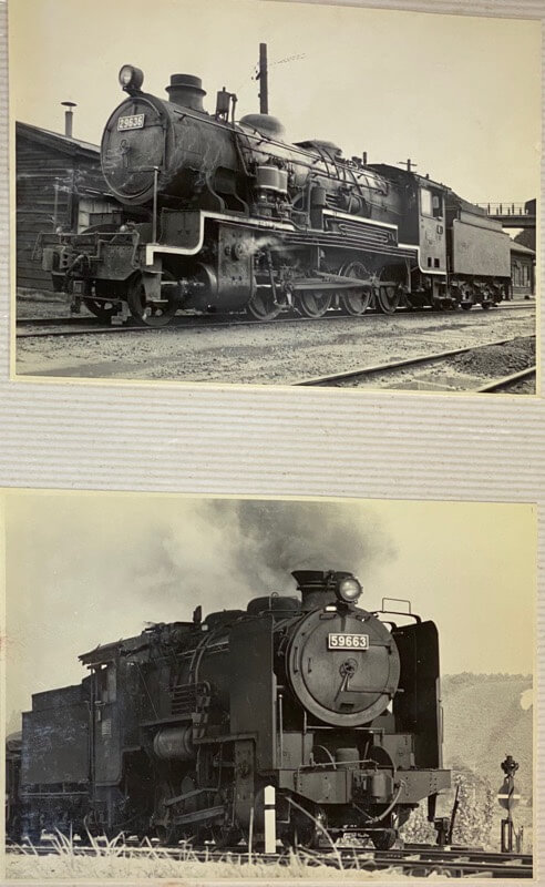 昭和のSL白黒写真