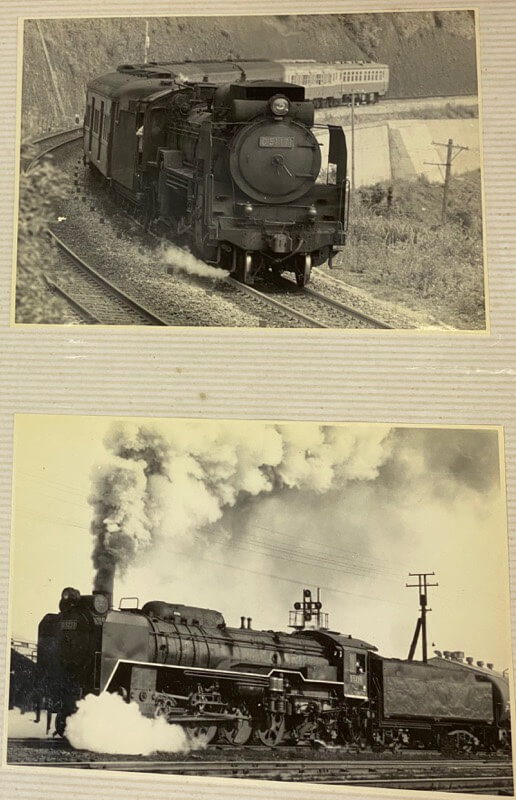 昭和のSL白黒写真