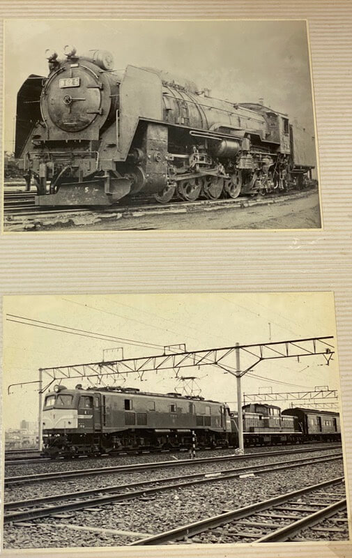 昭和のSL白黒写真