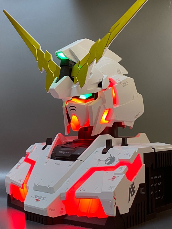 ガンプラ】自動で変形するユニコーンガンダムの胸像REAL